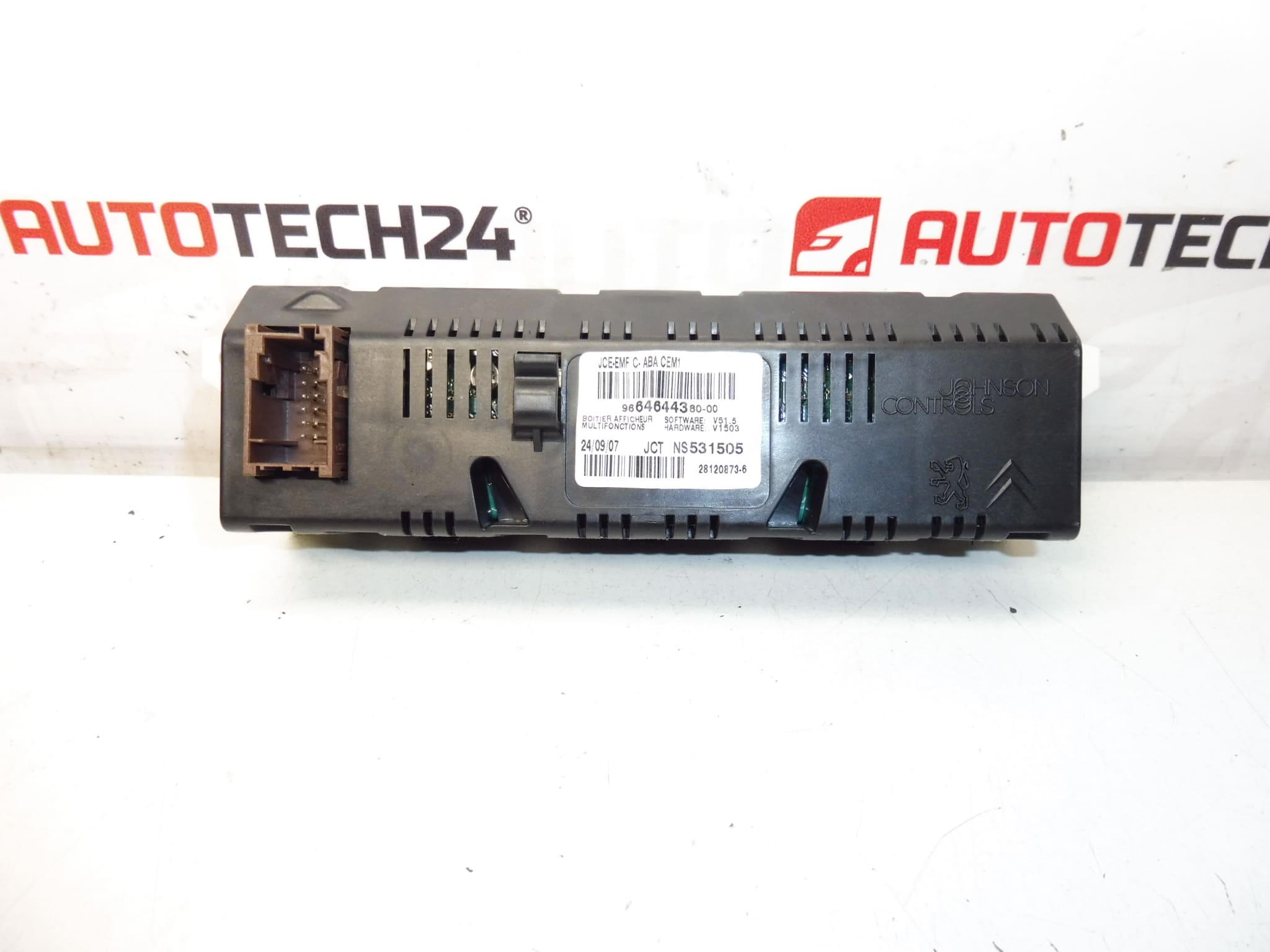 Display Citroën C4 9664644380-00 659358 - Imagen 2