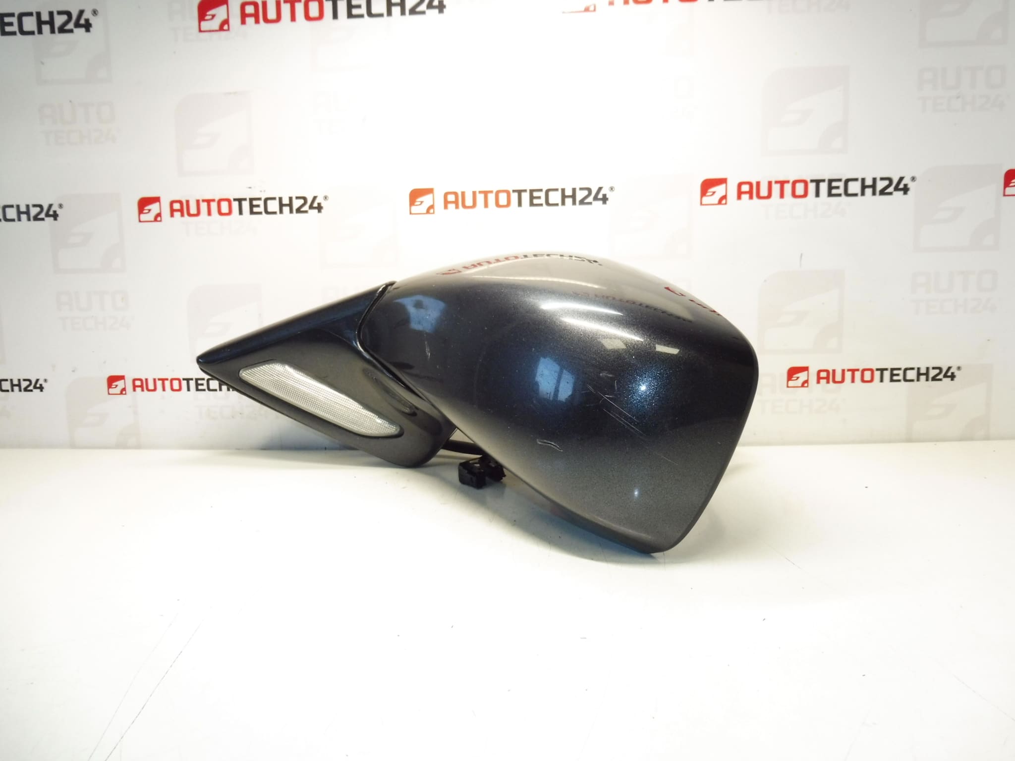 Espejo retrovisor izquierdo abatible eléctricamente gris EYJC Citroën C8 14009348YJ 8153FS