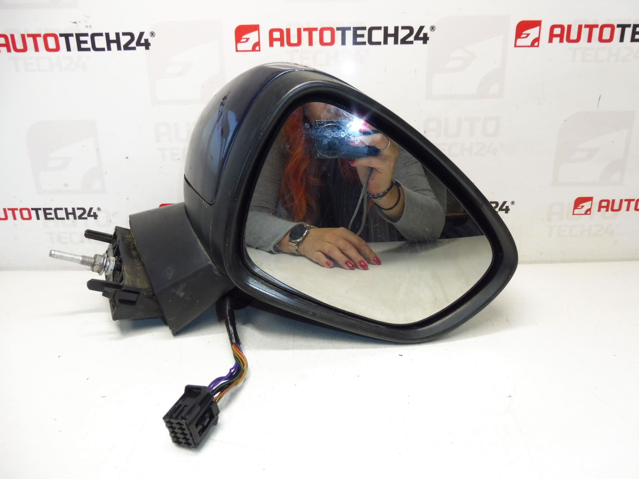 Espejo retrovisor pasajero Citroen C4 II B7 KGNC 1607024580 - Imagen 2