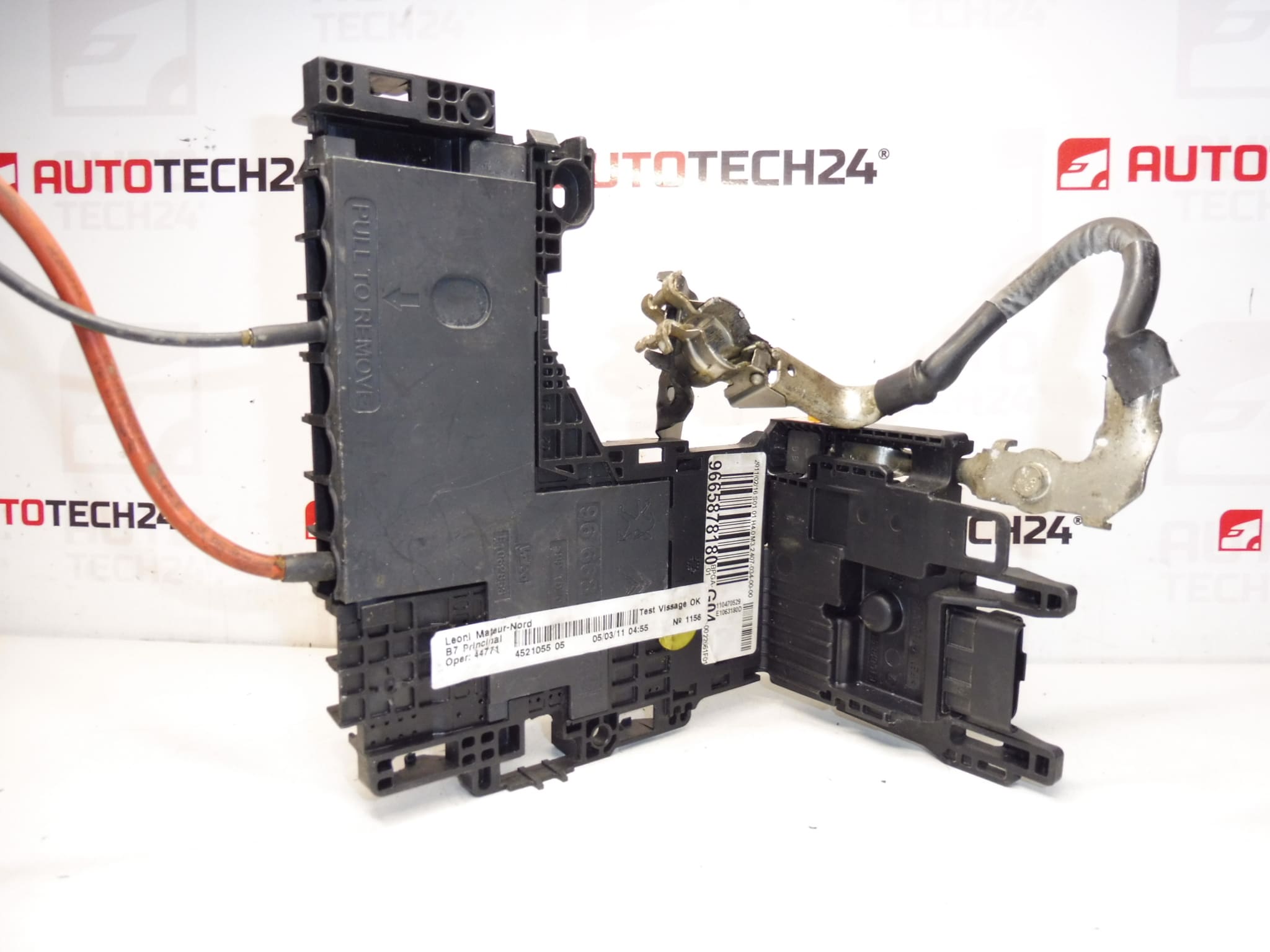 Modulo fusibles gestion energia Citroën C4 II 9665878180 6500JE - Imagen 2