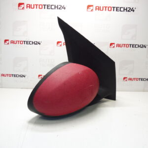 Espejo lateral derecho rojo Citroën C1 Peugeot 107 87910-0H010 87910-0H011