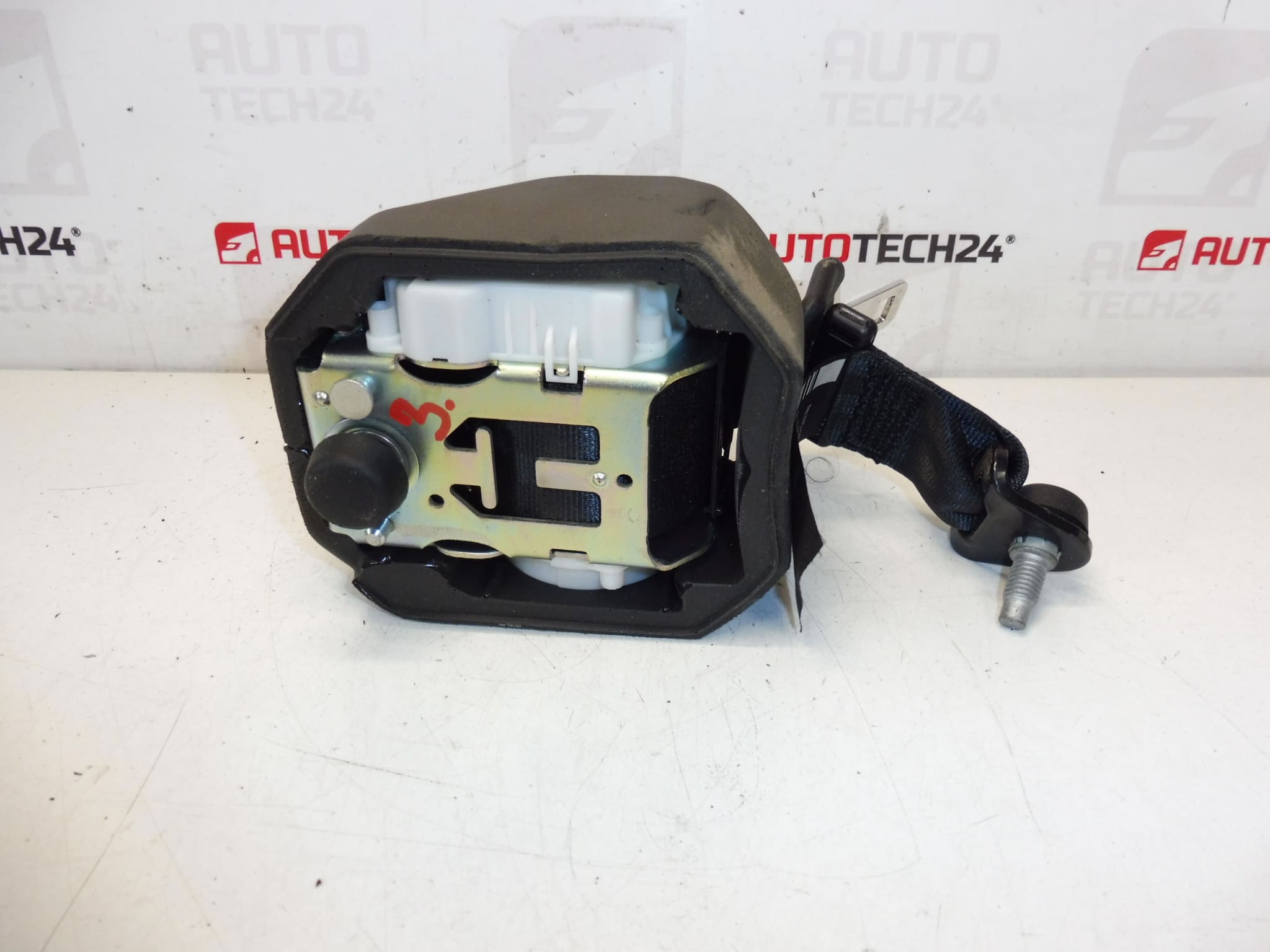 Cinturón de seguridad trasero Citroën C3 II A51 DS3 98019948XX - Imagen 2