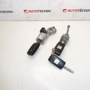 Juego de cerraduras y 3 llaves Citroën Peugeot 4162KF 4162KC