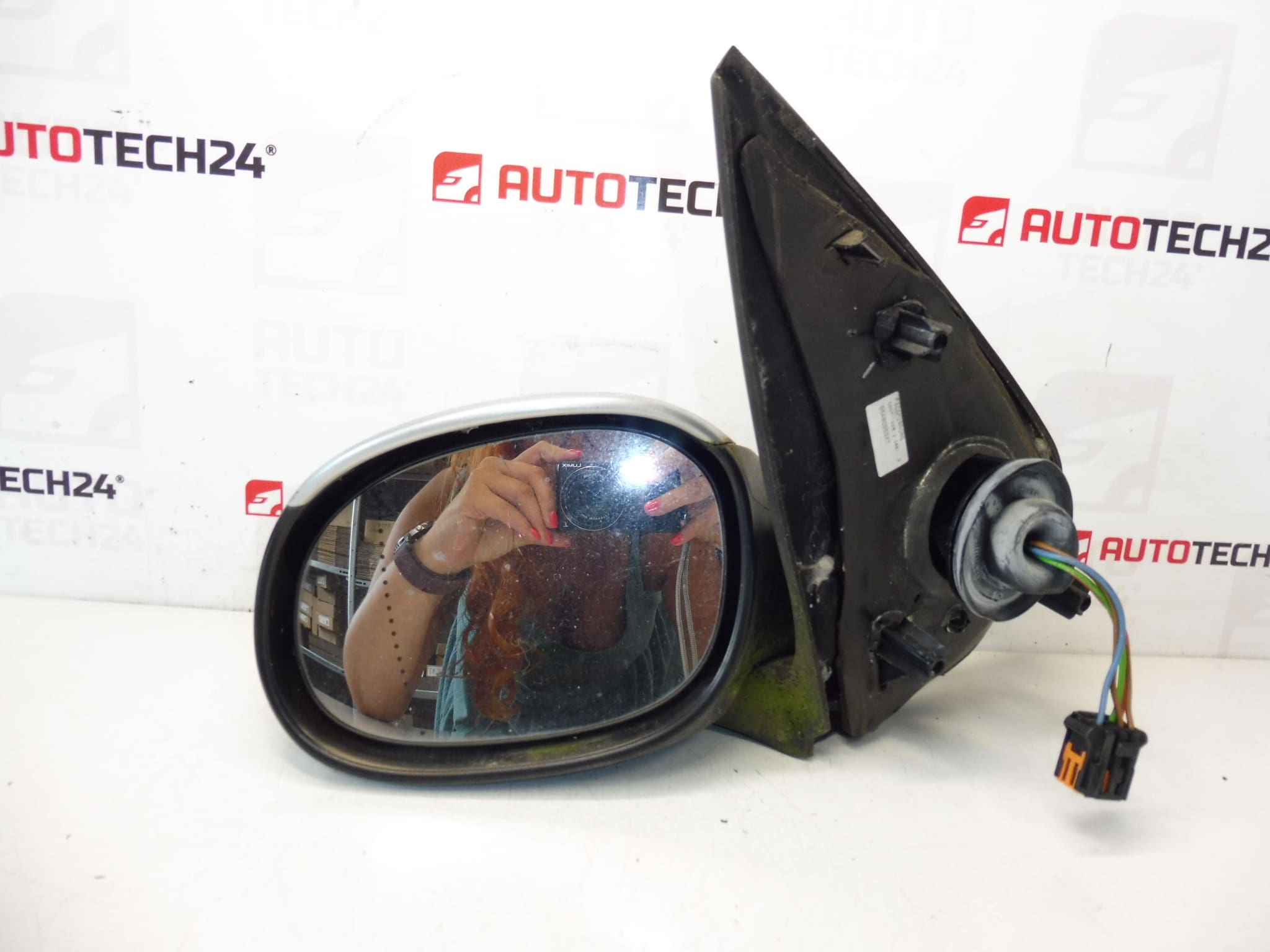 Espejo retrovisor izquierdo azul EZRC Peugeot 206 96480953XT 8153KQ - Imagen 2