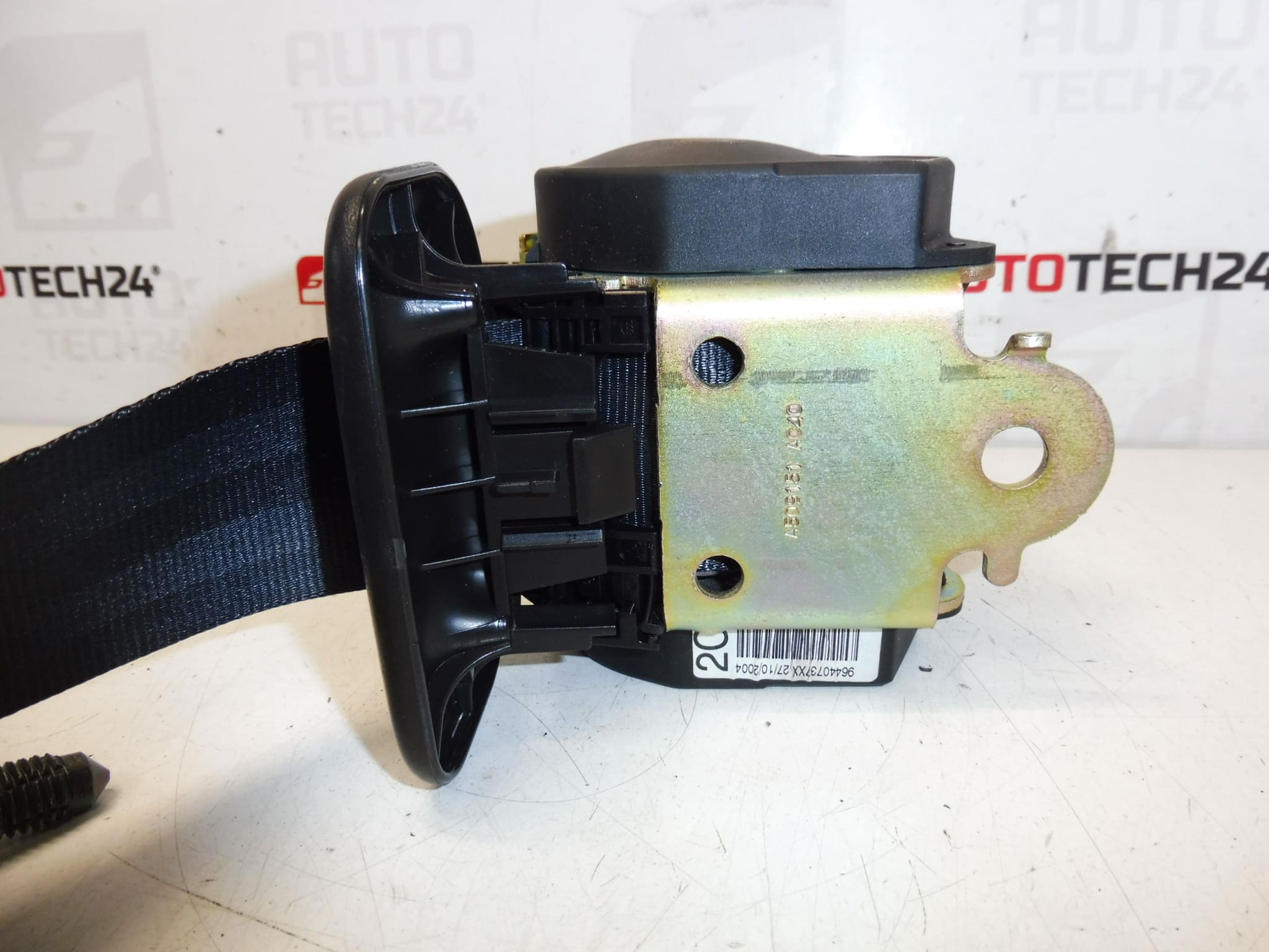 Cinturón trasero central Peugeot 407 96440737XX 8974HL - Imagen 2