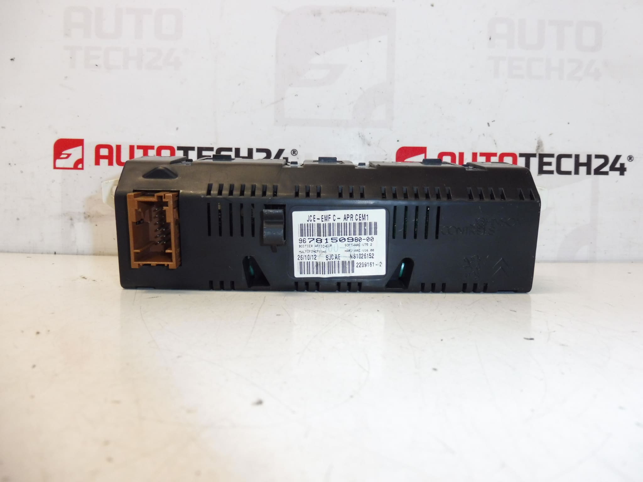 Display de radio y ordenador de a bordo Peugeot 407 9678150980 659349 - Imagen 2