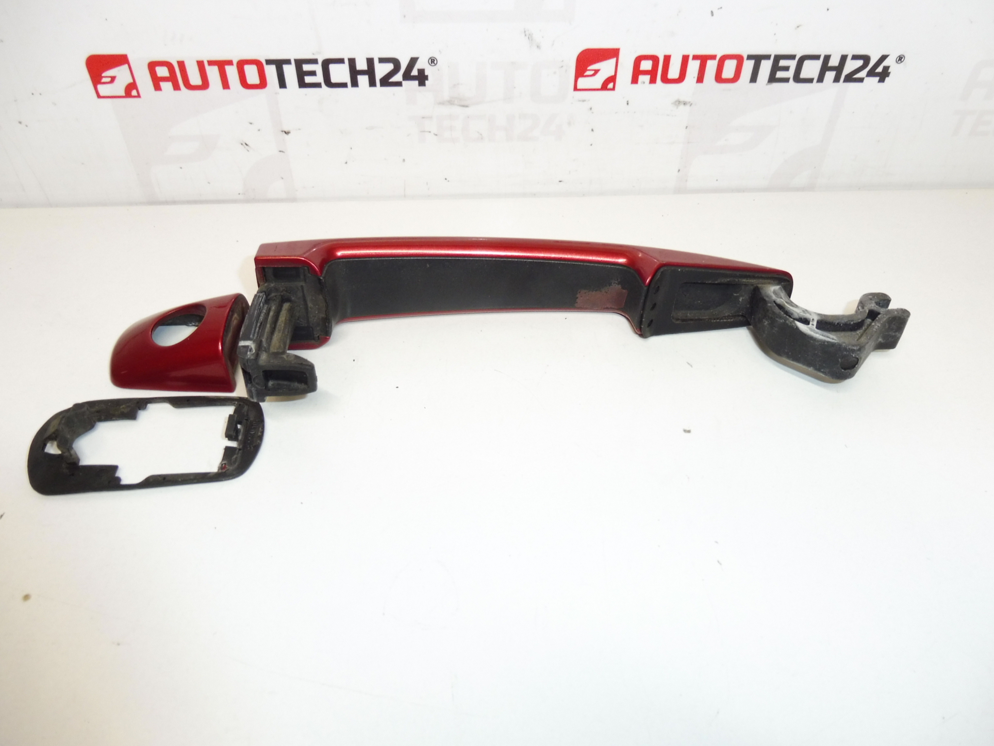 Manija de puerta roja para Citroën y Peugeot EKQD 9101GF