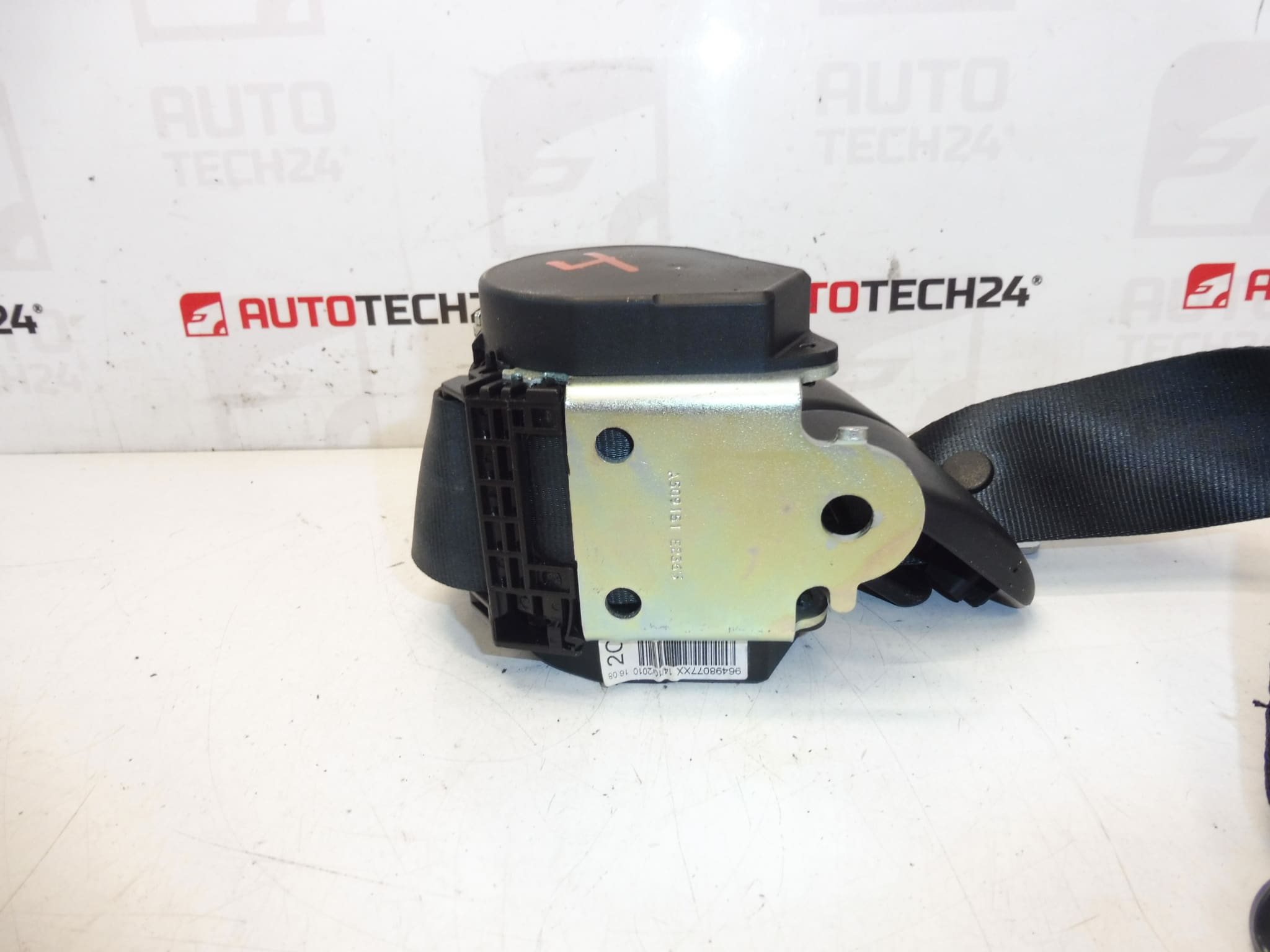 Cinturón de seguridad trasero Peugeot 207 96498077XX 8974SY - Imagen 2