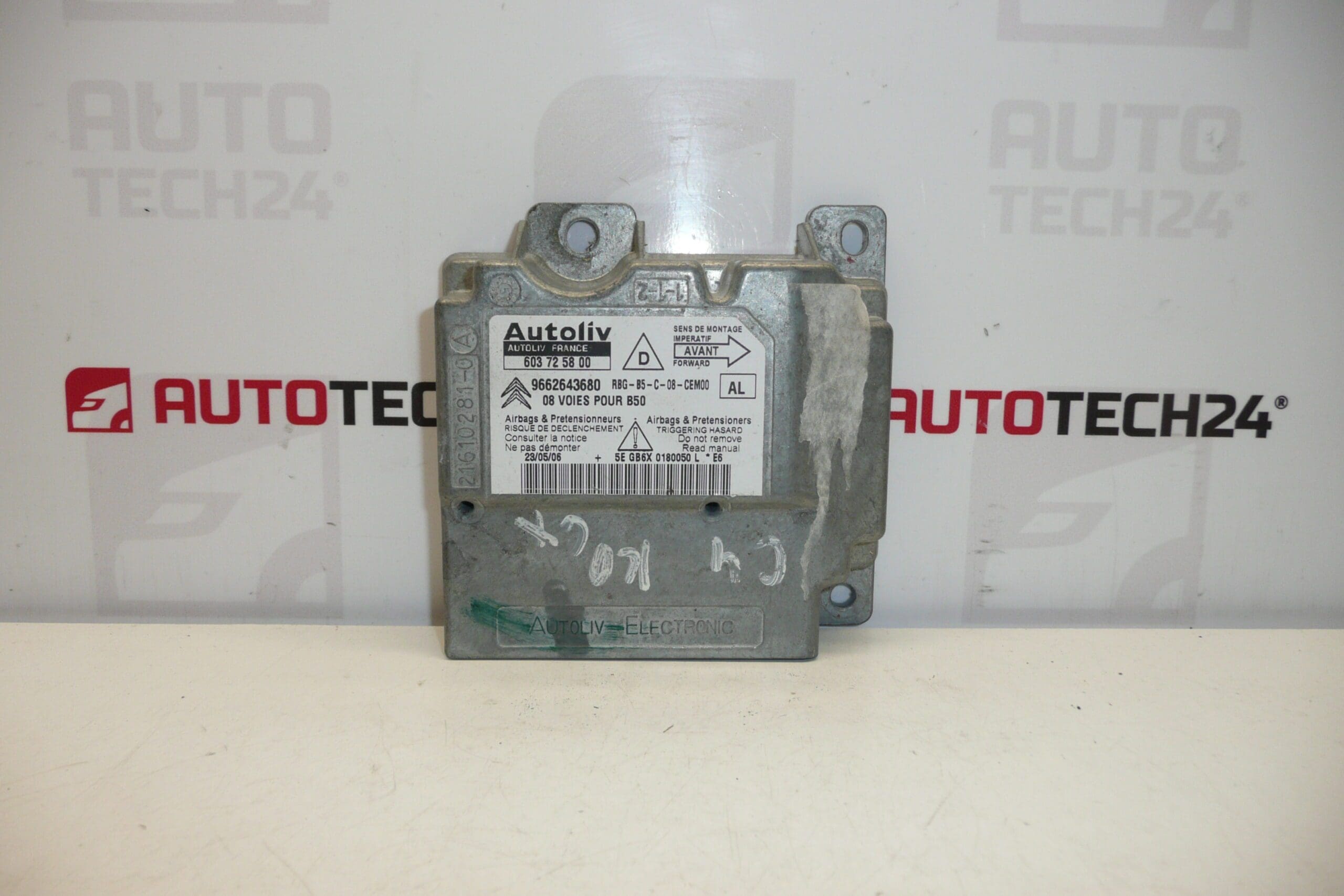 Unidad airbag Citroën C4 9662643680 654633