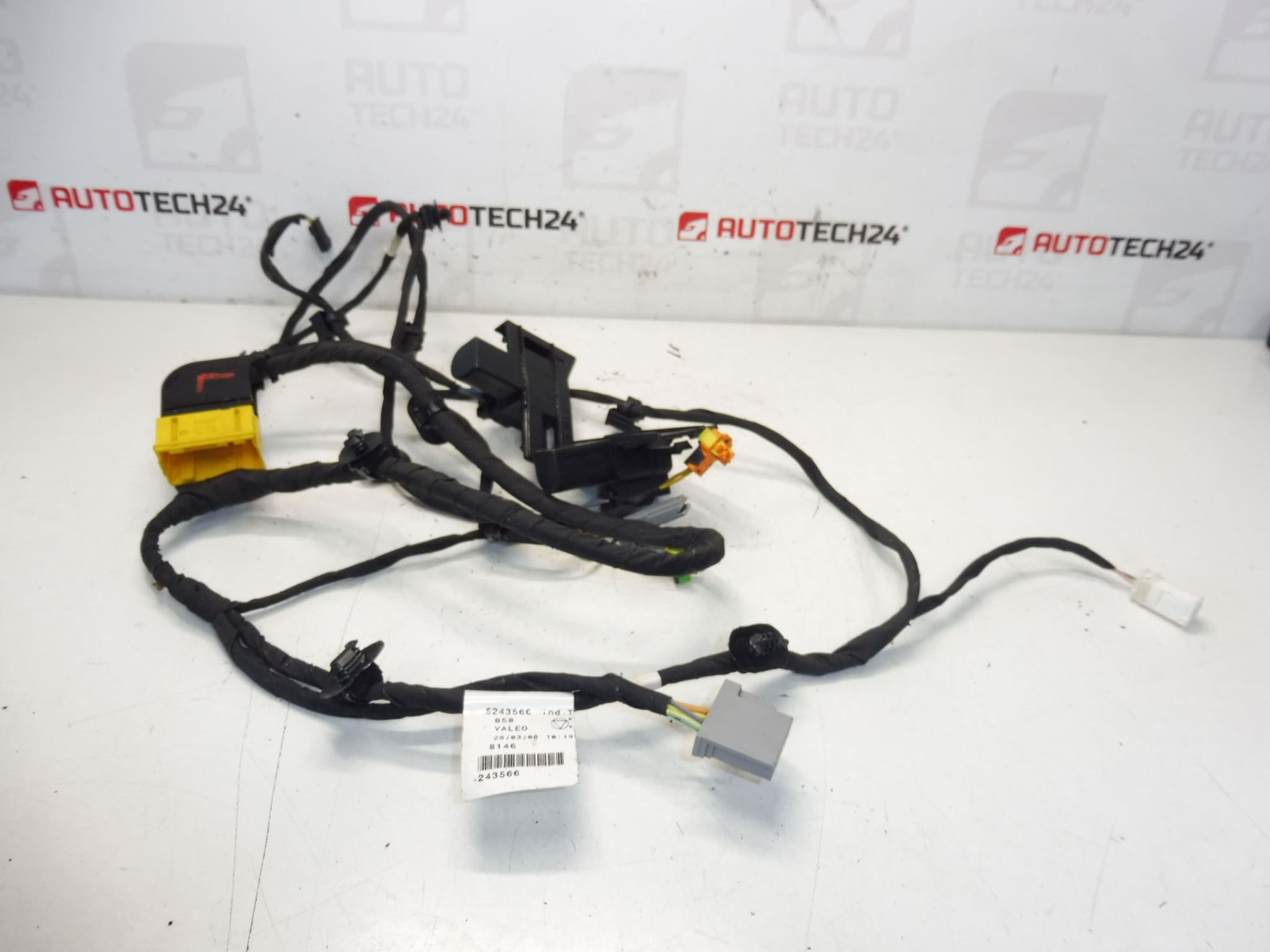 Arnés del asiento del conductor Citroen C4 Picasso Valeo 6505T6 5243566 - Imagen 2