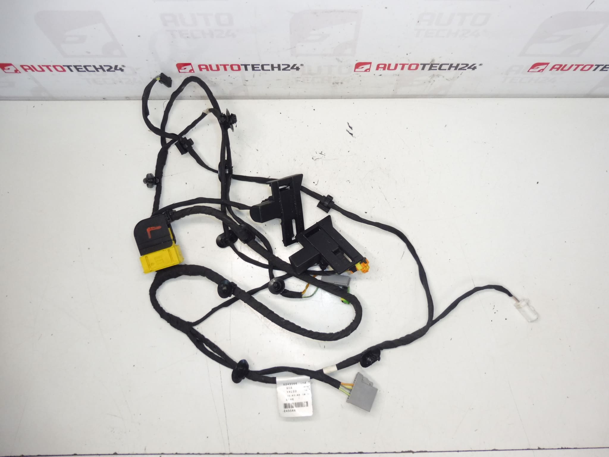 Arnés del asiento del conductor Citroen C4 Picasso Valeo 6505T6 5243566