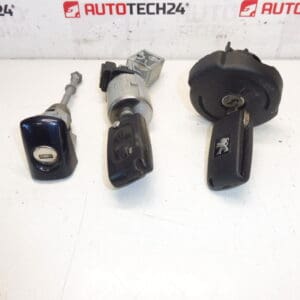 Juego cerradura 2 llaves Peugeot 3008 5008 4162SX 4162KF 4162XT