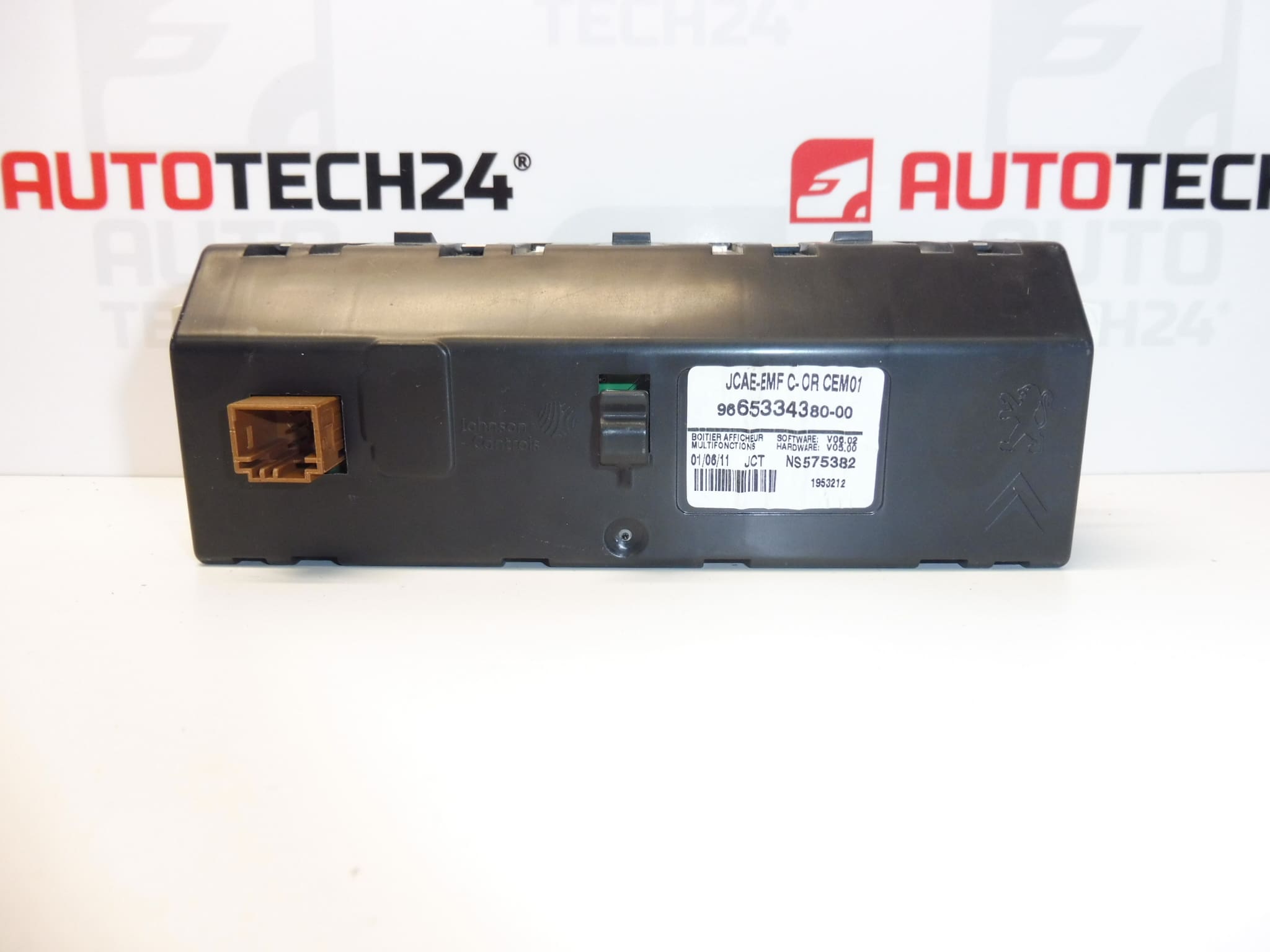 Pantalla de radio y ordenador Citroën C4 II 9665334380 6155HW - Imagen 2
