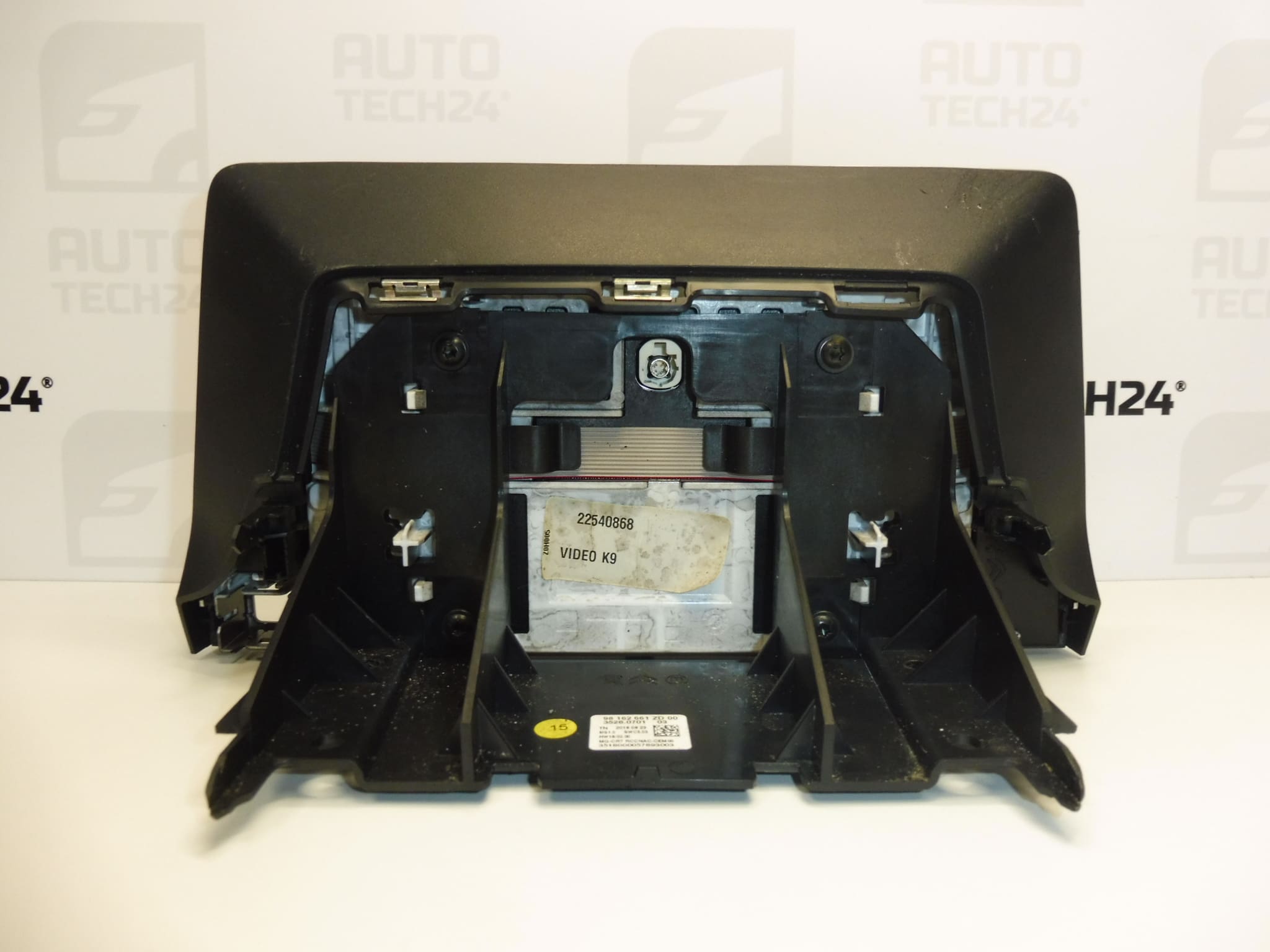 Pantalla del equipo de radio y ordenador Citroën Peugeot Opel 98162661ZD - Imagen 2