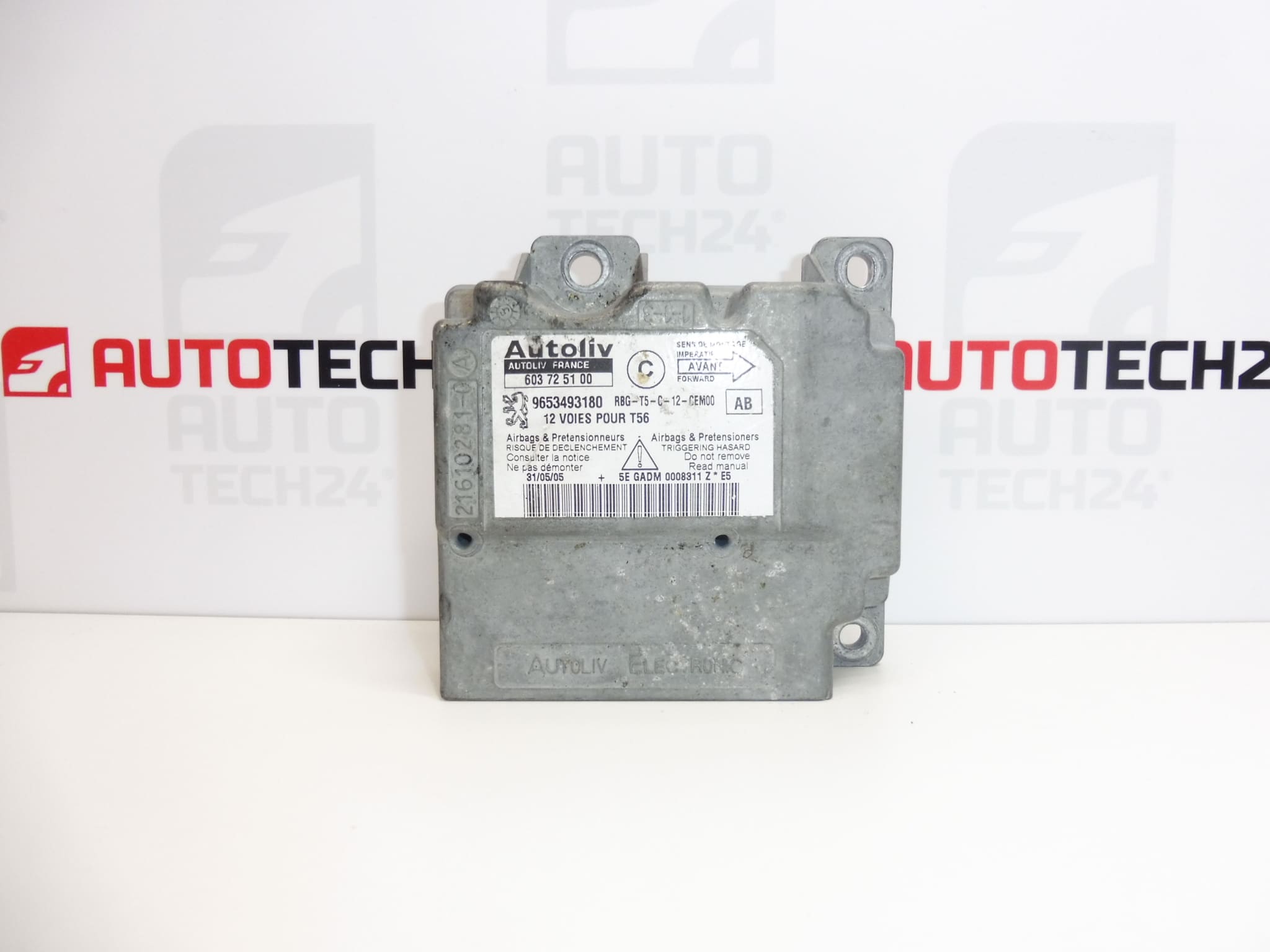 Unidad de airbags Autoliv Peugeot 307 CC 9653493180 6545HG